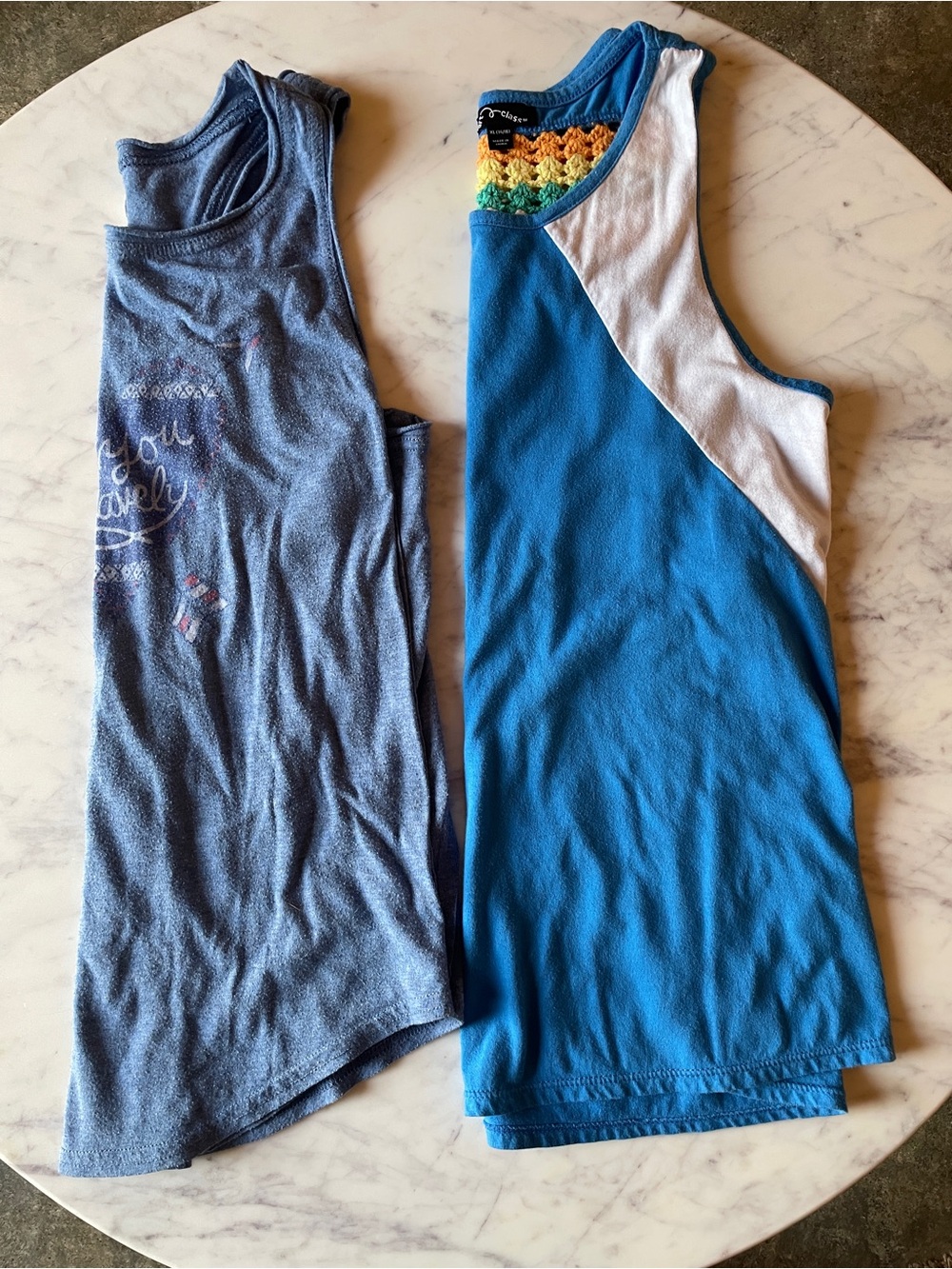 Art Class/Tucker&Tate Blue Tank Tops - Size XL (14/16)